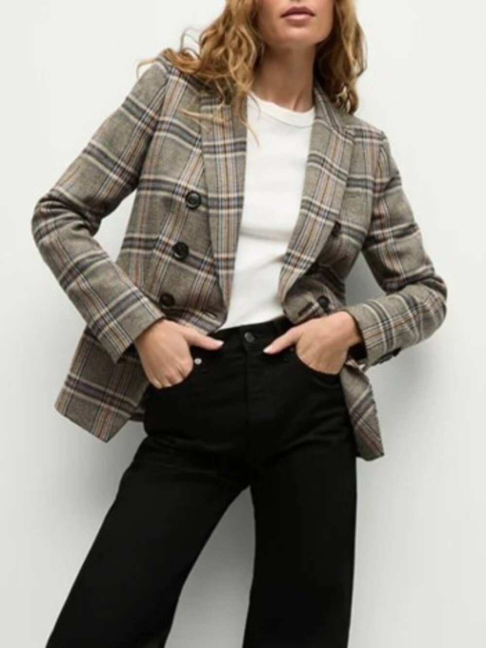 Veronica Beard Plaid Miller Dickey Jacket NWT Size 6